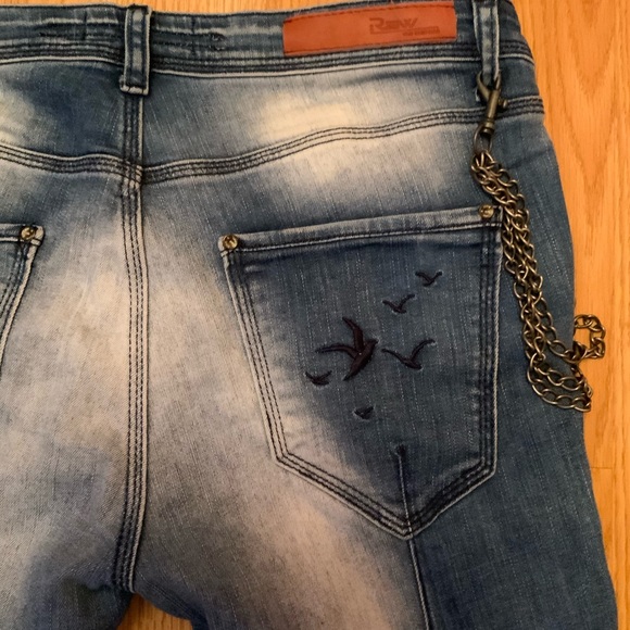 Raw Dnm life distressed skinny jeans *unworn - Picture 5 of 5